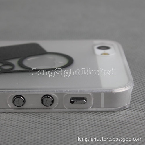 Applus fashion creative Clear Plastic Case For iPhone 5